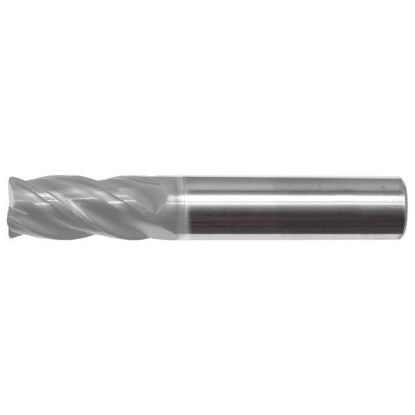 Picture of MASTERCUT DIA 3/4 SH 0.7500 LOC 4.00 OAL 6.00 End Mill Standard Flute Variable Helix Carbide nACRoA Single End Corner Radius 0.0300 0.76MM V4 ULTRA