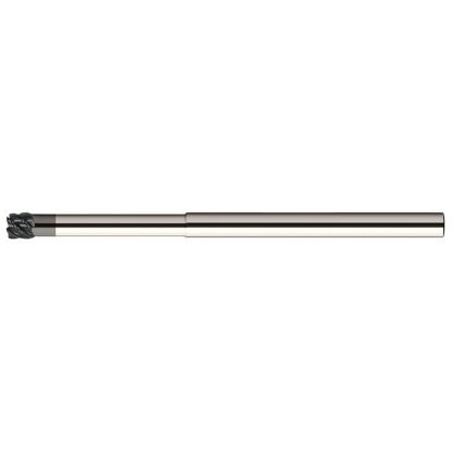 Picture of MASTERCUT DIA 1/2 SH 0.50 LOC 0.50 OAL 6.00 End Mill Standard Flute Variable Helix Carbide nACRoA Single End Corner Radius 0.0150 0.38MM MOLD MillS
