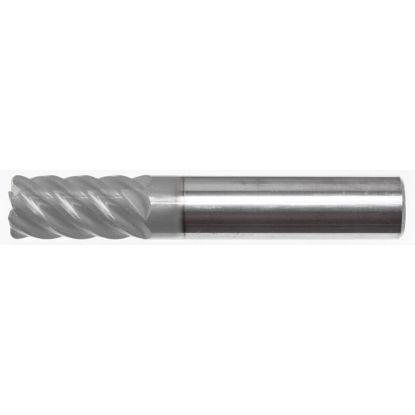 Picture of MASTERCUT DIA 1 SH 1.00 LOC 1.50 OAL 4.00 End Mill Standard Flute Variable Helix Carbide nACRoA Single End Corner Radius 0.0300 0.76MM F45