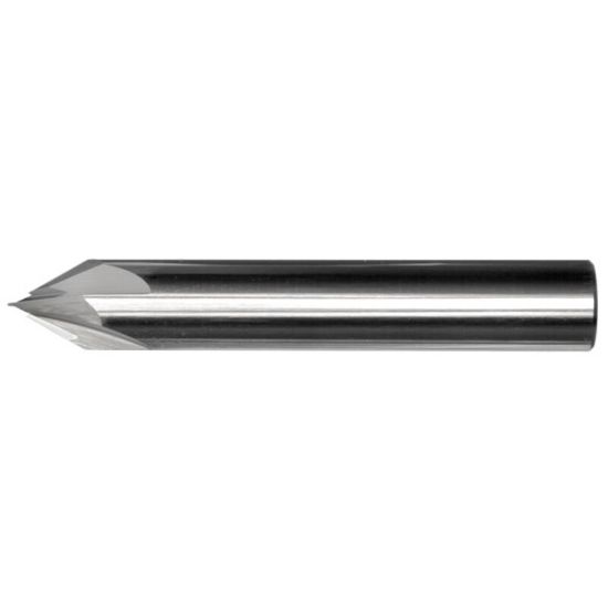 Picture of MASTERCUT DIA 3/8 SH 0.3750 OAL 2.50 Chamfer Mill Carbide Uncoated Single End Cham Mill Chamfer Mill