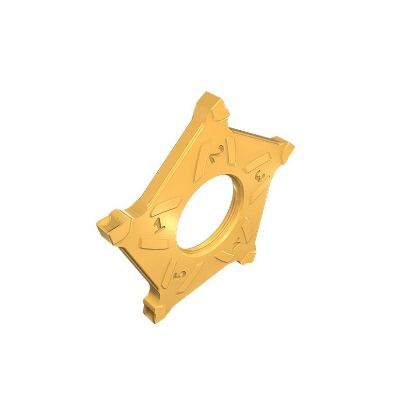 Picture of ISCAR PENTA D32N300C020 IC808G Cut Off,Grooving Insert 0.008 Corner Radius 0.118 Wide TiAlN + AlTiN + TiN