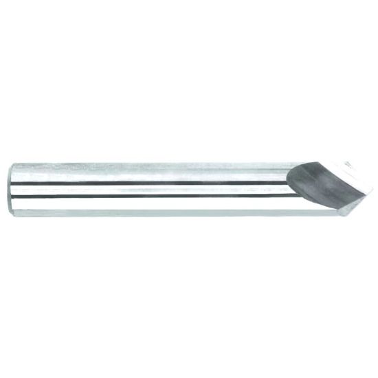 Picture of MELIN 19241 DIA 3/8 SH 0.3750 OAL 2.7500 Chamfer Mill Cobalt Uncoated Double End Cham Mill