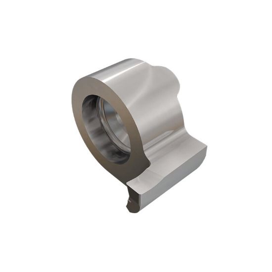 Picture of ISCAR GFQR 12-1.00-0.05 IC528 Face Grooving Insert 0.002 Corner Radius 0.039 Wide TiCN + TiN