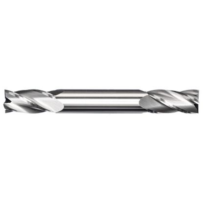 Picture of MASTERCUT DIA 1/2 SH 0.50 LOC 1.00 OAL 4.00 End Mill Standard Flute Standard Helix Carbide Uncoated Double End Square Sharp