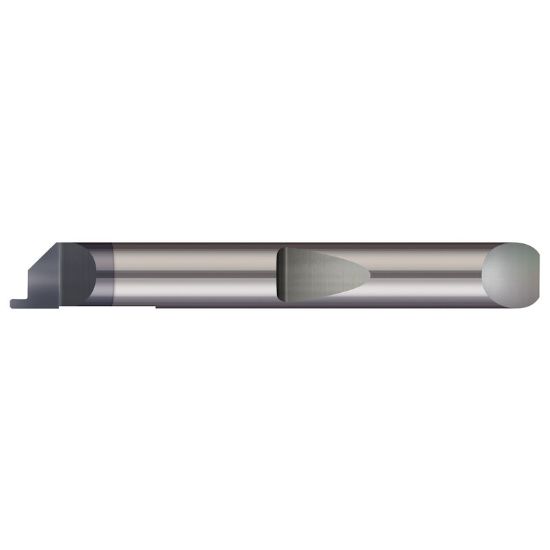 Picture of MICRO 100 QFGC6-375-093-100X Solid Tool Face Grooving Swiss 0.375 Shank 0.385 Min Bore 2.000 OAL