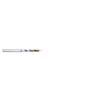 Picture of MIKRON 2.CD.060215.IC Carbide Drill Coolant Thru 140° 0.084 Diameter Cylindrical 0.157 2.480 OAL 2 Flute 6.0XD