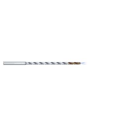 Picture of MIKRON 2.CD.200F14.IC Carbide Drill Coolant Thru 140° 0.250 Diameter Cylindrical 0.315 7.400 OAL 2 Flute 20.0XD
