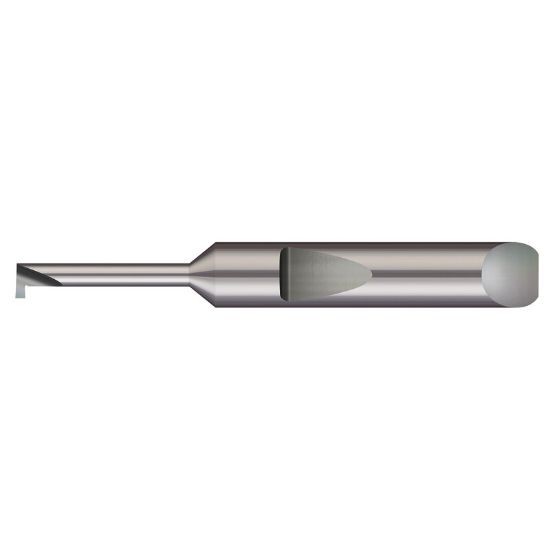 Picture of MICRO 100 QMRR-020-100-060 Solid Tool Retaining Ring Swiss 0.187 Shank 0.06 Min Bore 1.500 OAL