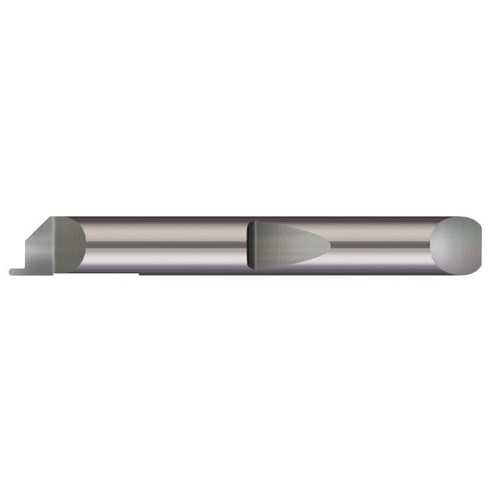 Picture of MICRO 100 QFGF-230-020 Solid Tool Face Grooving Swiss 0.250 Shank 0.24 Min Bore 2.000 OAL