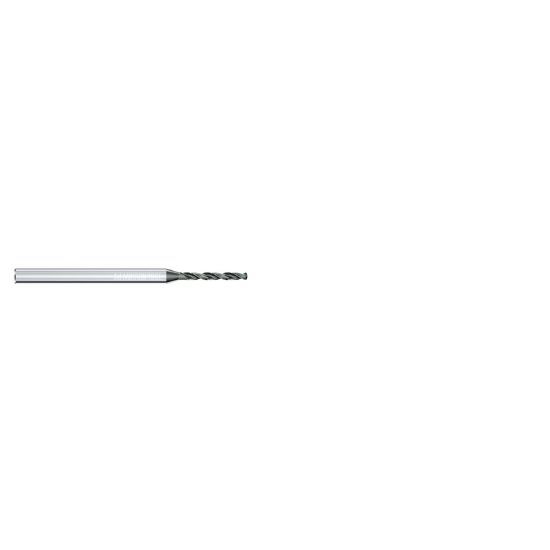 Picture of MIKRON 2.CD.070430.S Carbide Drill Solid 140° 0.169 Diameter Cylindrical 0.236 3.149 OAL 2 Flute 6.0XD-7.0XD