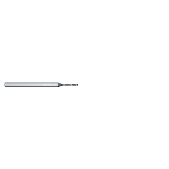 Picture of MIKRON 2.CD.080020.IN Carbide Drill Solid 130° 0.008 Diameter Cylindrical 0.118 1.496 OAL 2 Flute 8.0XD