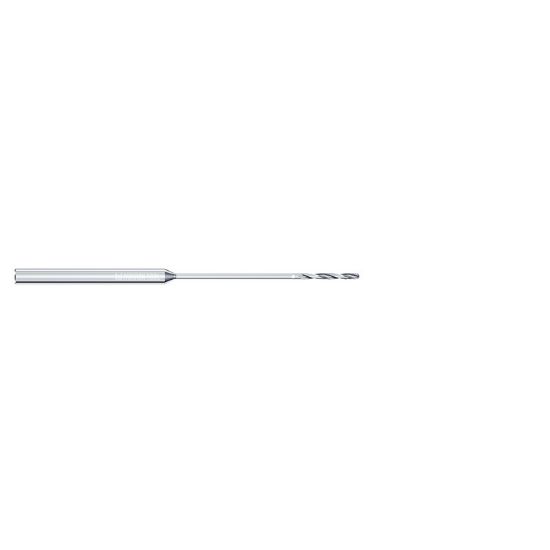 Picture of MIKRON 2.CFT.30014.0 Carbide Drill Solid 140° 0.005 Diameter Cylindrical 0.118 1.770 OAL 2 Flute 30.0XD