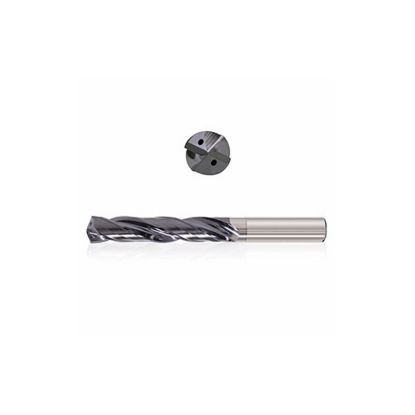 Picture of PCT SXC3004500T9 Deep Hole Coolant Thru 135° TiAlN 0.177 Diameter Cylindrical 0.236 Shank 8.070 OAL 2 Flute 6.614 Flute Length 30.0XD