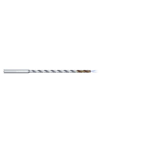 Picture of MIKRON 2.CD.200420.IC Carbide Drill Coolant Thru 140° 0.165 Diameter Cylindrical 0.236 5.630 OAL 2 Flute 20.0XD
