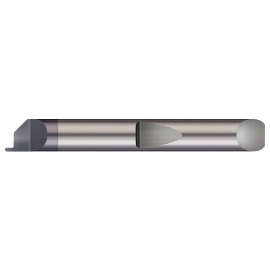Picture of MICRO 100 QFGF-230-020X Solid Tool Face Grooving Swiss 0.250 Shank 0.24 Min Bore 2.000 OAL