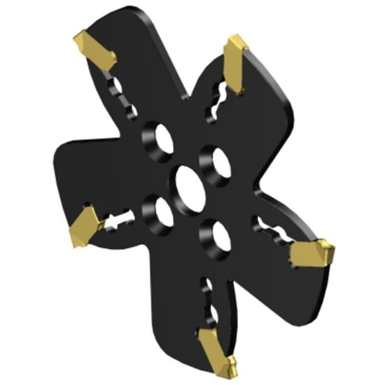 Picture of SANDVIK AQD-FC076X10-M, CoroMill QD Indexable Grooving and Parting Off Cutter, 3.0" Cutting Diameter