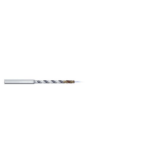 Picture of MIKRON 2.CD.100155.IC Carbide Drill Coolant Thru 140° 0.061 Diameter Cylindrical 0.157 2.559 OAL 2 Flute 10.0XD