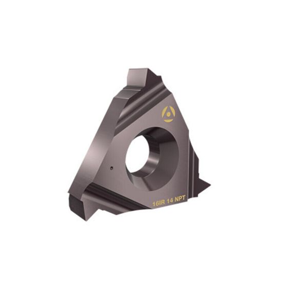 Picture of Tool-FLO 22NR 11.5NPT2M GP50 Threading Insert Iso Thread Full Profile TiN 11.50TPI NPT Right