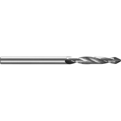 Picture of ROBBJACK PCD-11862-192 DIA 0.1915 SH 0.1910 LOC 1.40 OAL 2.70 End Mill Standard Flute Standard Helix PCD Uncoated Single End Square Sharp