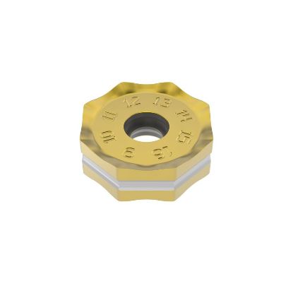 Picture of SECO ONMU090510ANTN-M12 F40M Milling Insert Octagonal Carbide TiAIN + TiN