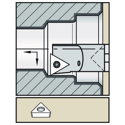 Picture of WIDIA/KENNAMETAL E20SSTFCR16 Triangle Insert Boring Bar 0.787