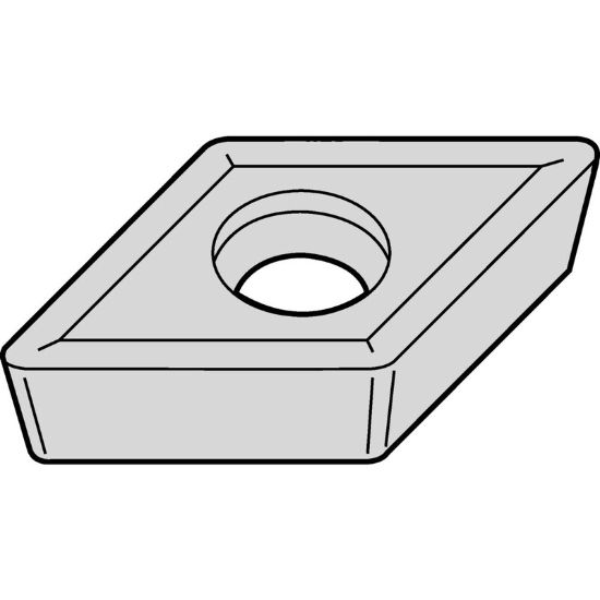 Picture of WIDIA/KENNAMETAL DCMT32.52 TN2000 Insert 55.0° TiN + TiCN + Al2O3 0.031 Corner Radius