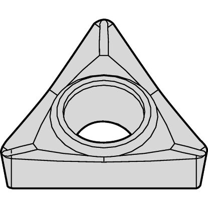Picture of WIDIA/KENNAMETAL TCGT3252AL1 HWK10 Insert Triangle 0.031 Corner Radius