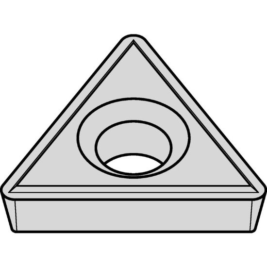 Picture of WIDIA/KENNAMETAL TPHH322 WK20CT Insert Triangle TiN + TiCN + Al2O3 0.031 Corner Radius