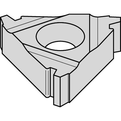 Picture of WIDIA/KENNAMETAL 5ER6TR Insert Iso Thread Full Profile TiAlN Trapazoid 6.00MM