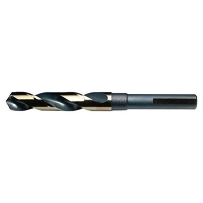 Show details for VIKING 74171 25/32 HSS Drill Silver&Deming Length Gold Coated Picture of VIKING 74171 25/32 HSS Drill Silver&Deming Length Gold Coated
