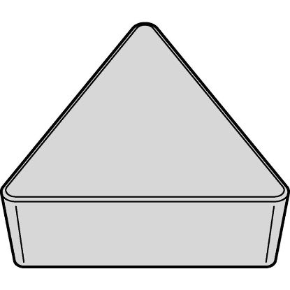Picture of WIDIA/KENNAMETAL TPU221 THM Insert Triangle 0.016 Corner Radius
