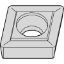 Picture of WIDIA/KENNAMETAL CCMT21.51 THM-X Insert 80.0° 0.016 Corner Radius