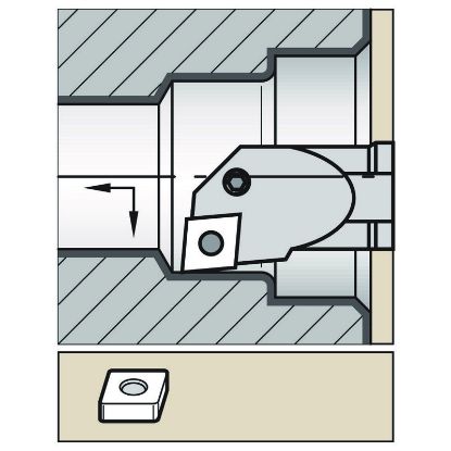 Picture of WIDIA/KENNAMETAL A40TPCLNL12 80.0° Insert Boring Bar 1.574
