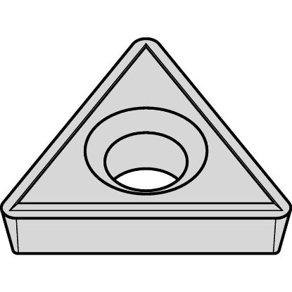 Picture of WIDIA/KENNAMETAL TPHH322LF CG5 Insert Triangle TiN 0.031 Corner Radius