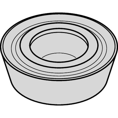 Picture of WIDIA/KENNAMETAL RDMT0802M0T Milling Insert Round TiN + TiCN + Al2O3