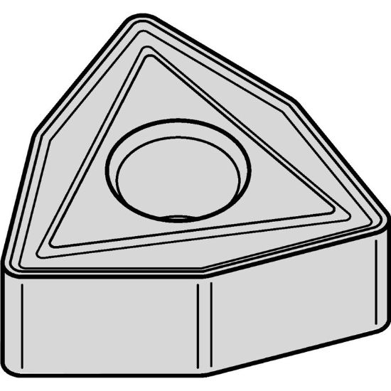 Picture of WIDIA/KENNAMETAL WNMG4327N TN20K Insert Trigon TiN + TiCN + Al2O3 0.031 Corner Radius