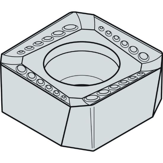 Picture of WIDIA/KENNAMETAL SNMT535AZR31 Milling Insert Square TiN + TiCN + Al2O3