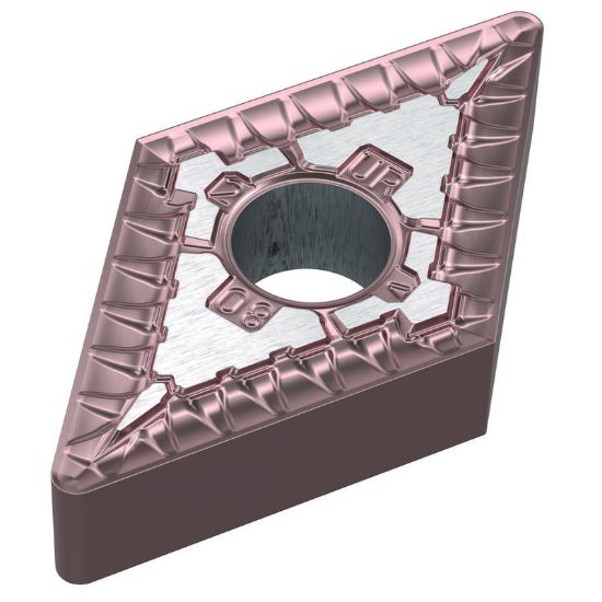 Picture of WIDIA/KENNAMETAL DNMG442UR WP15CT Insert 55.0° TiN + TiCN + Al2O3 + ZrCN 0.031 Corner Radius