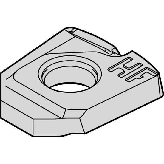 Picture of WIDIA/KENNAMETAL M270HF16 Milling Insert Back Draft TiAlN