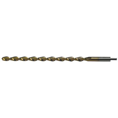 Show details for VIKING 34820 15/32 HSS Drill Taper Length TIN Picture of VIKING 34820 15/32 HSS Drill Taper Length TIN