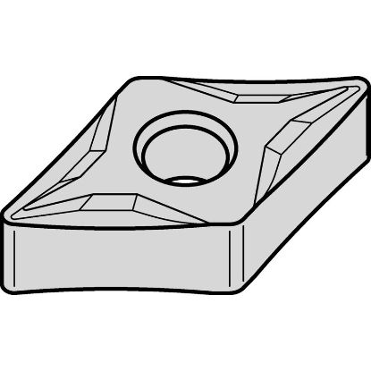 Picture of WIDIA/KENNAMETAL DNMP431 WS10PT Insert 55.0° AlTiSiN 0.016 Corner Radius