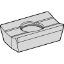 Picture of WIDIA/KENNAMETAL XPHT160416 TN7525 Milling Insert Paralelagram TiN + TiCN + Al2O3 0.062 Corner Radius
