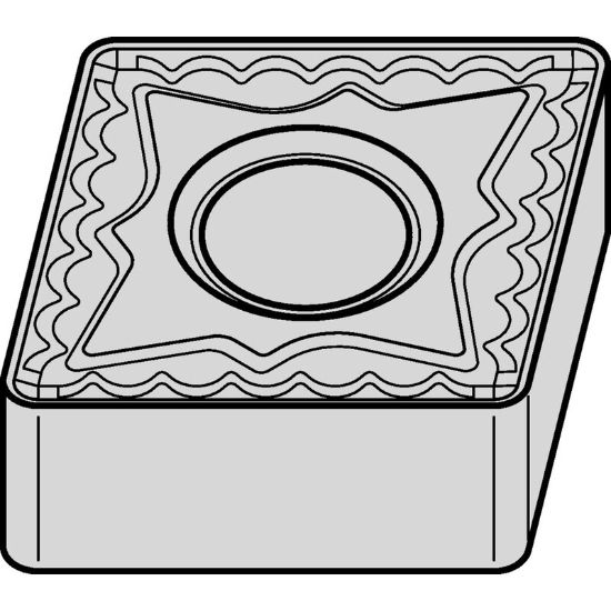 Picture of WIDIA/KENNAMETAL CNMG3226P TN20P Insert 80.0° TiN + TiCN + Al2O3 0.031 Corner Radius