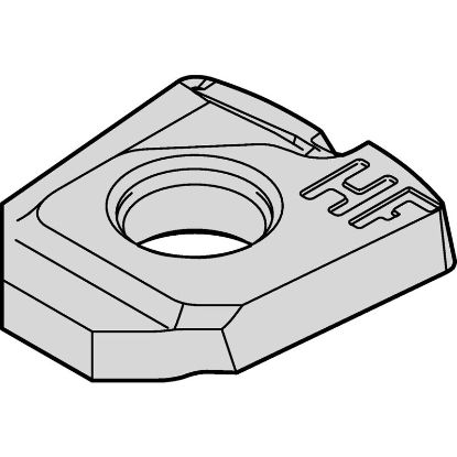 Picture of WIDIA/KENNAMETAL M270HF12 Milling Insert Back Draft TiAlN