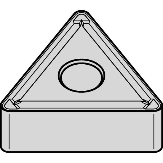 Picture of WIDIA/KENNAMETAL TNMG3322PTN10U Insert Triangle TiAIN + TiN 0.031 Corner Radius
