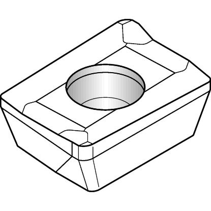Picture of WIDIA/KENNAMETAL BDMT 11T304ERML TN6405 Milling Insert Paralelagram TiAlN 0.015 Corner Radius