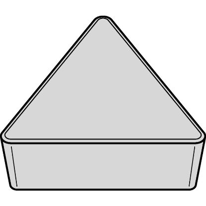 Picture of WIDIA/KENNAMETAL TPG222 WK20CT Insert Triangle TiN + TiCN + Al2O3 0.031 Corner Radius