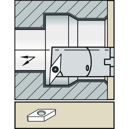 Picture of WIDIA/KENNAMETAL A16TSVUBL3 35.0° Insert Boring Bar 1.000