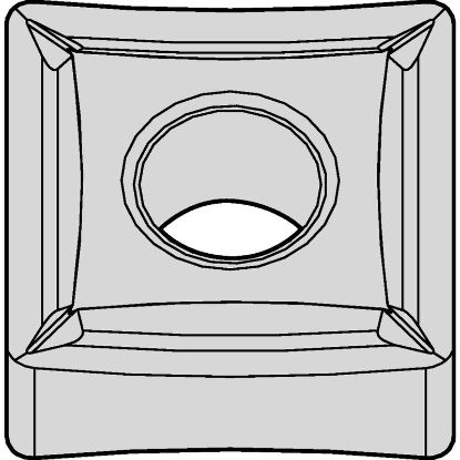 Picture of WIDIA/KENNAMETAL SNMP432 WS10PT Insert Square AlTiSiN 0.031 Corner Radius
