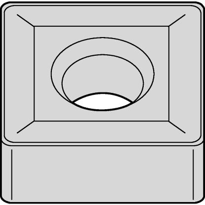 Picture of WIDIA/KENNAMETAL SNMG866 WP35CT Insert Square TiN + TiCN + Al2O3 + TiOCN 0.094 Corner Radius